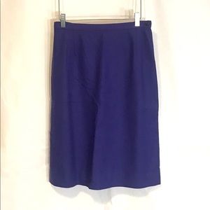 PENDLETON Purple 100% Virgin Wool Pencil Skirt 10